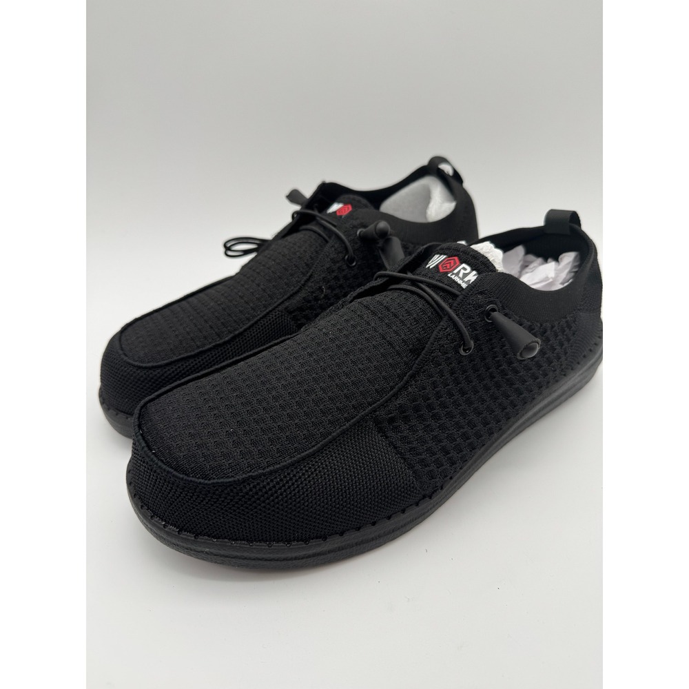 LARNMERN Safety Toe Work Shoes Men's‎ 11 Slip Resistant Steel Toe Black